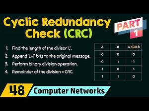 Cyclic Redundancy Check (CRC) - Part 1 Video Lecture | Crash Course for GATE CSE - Computer Science Engineering (CSE)