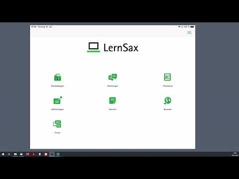 Lernsax App - Dateien hochladen