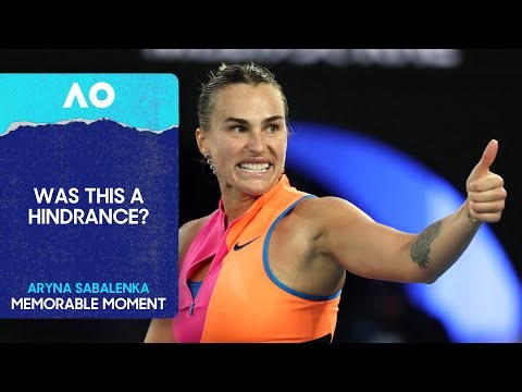 Aryna Sabalenka's Dramatic Hindrance Call | Australian Open 2026