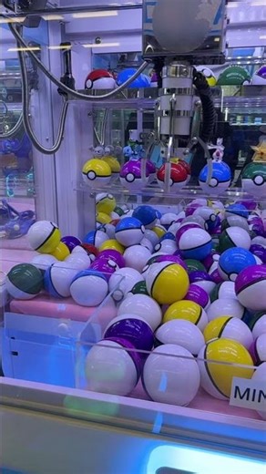 Playing #clawmachines at #clawparty for a mystery #pokeball ‪@ClawPartyArcades‬