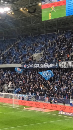 ŠK Slovan Bratislava vs MŠK Žilina 15.3.2026 🩵⚔️🏆 #slovanbratislava #nikeliga #fans #ultras #shorts