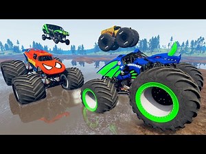 Monster Truck Mud Battle #12 | BeamNG Drive - Griff's Garage