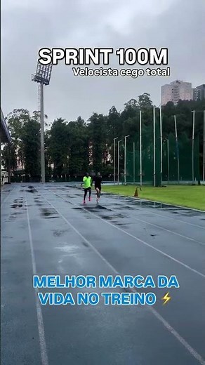 SPRINT de 100 metros a 100% #treino #atletismo #sprint