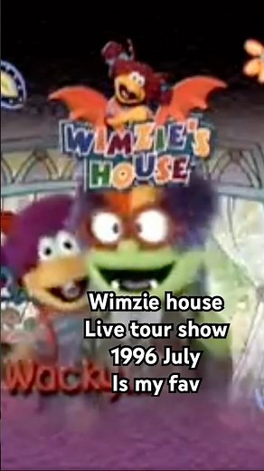 Wimzie house live tour show July 1996 #90snostalgia #wimziehouse