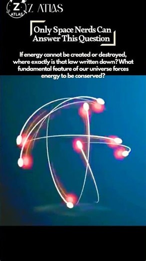 Why is Energy Actually Conserved? (Noether's Theorem) 🌌❓ #space #shorts