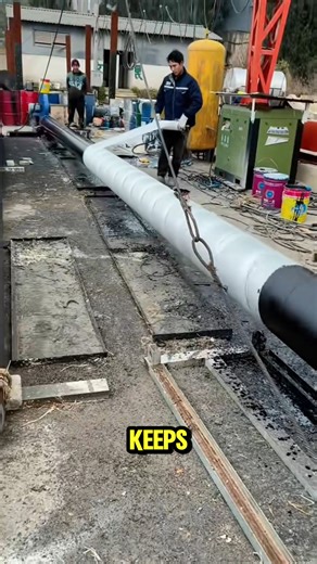 Process of coating anti-corrosion and protection for a steel pipeline #Infrastructure #WorkSmarter #fblifestyle | Latchford Studio