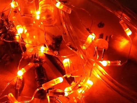 Terminating and total teardown of LED rope light - tube light.