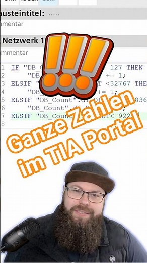 Mit diesem Datentyp zählst du im TIA Portal richtig