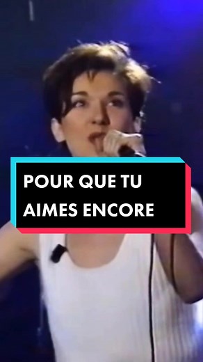 Céline Dion - Pour Que Tu M'Aimes Encore - 1995 #celinedion #pourtoi #foryou #fy #foryoupage #fyp #fypシ #tiktok #live #song #france #french #musique #1 #music #90s