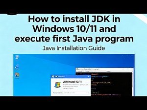 How to Install Java & Run Your First Program in Windows 10/11 | Step-by-Step Tutorial