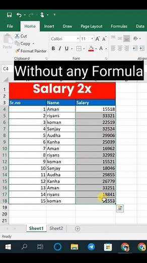 How to add value in existing value without any formula in Excel #excel #excelhacks #exceltricks #exceltips #computer #computershortcuts | Vacancy Guru