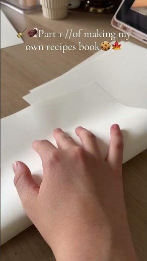 Making my own recipes book🧹🍁🦃⭐️//part 1//