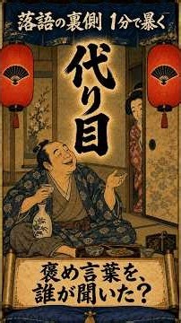 【第22回】代り目｜褒め言葉を、誰が聞いた？