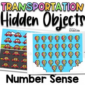 Digital Number Sense Game- Transportation Edition Google