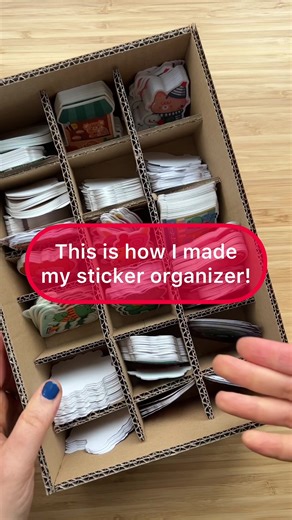 DIY Sticker Organizer Tutorial