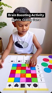 Boost Your Child’s Brainpower with Matrix Coding! 🌈 A fun and engaging activity that sharpens young minds while making learning exciting! ✨ Why Matrix Coding? ✅ Enhances Visual Discrimination – Spot patterns & differences! ✅ Boosts Memory & Focus – Strengthen concentration skills! ✅ Develops Critical Thinking – Train little problem-solvers! ✅ Improves Logical Reasoning – Make smart connections! ✅ Strengthens Cognitive Skills – Brainpower boost! ✅ Encourages Attention to Detail – Every detail ma