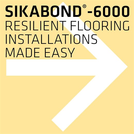 Sika's latest resilient flooring solution is now available! SikaBond®-6000 premium universal firm-set acrylic resilient flooring adhesive is designed for full surface bonding of a myriad of coverings. Contact your local Sika representative or visit https://bit.ly/4p6NjlN to learn more. #Sika #SikaSecure #SikaUSA #SikaBond #ResilientFlooring #FlooringAdhesive | Sika USA