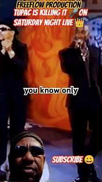 Tupac is killing it 🎤on Saturday Night Live 👑 #tupac #2pac #snl #snlive #rapper #celebritynews #rap