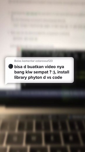 Balas @estarossa123 gampang banget. #pythonprogramming #library