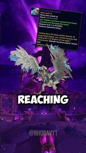 Coolest Mounts to farm in World of Warcraft Midnight season 1! #shorts #worldofwarcraft