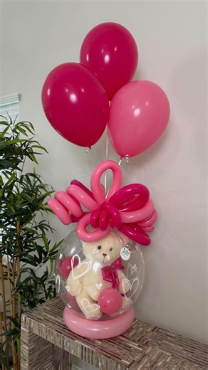 Andy Balloons | Custom Gift Delivery Broward | Stuffed balloons have become one of our clients’ favorites 💕 So of course, we had to create a design just for Valentine’s Day. Sweet,... | Instagram