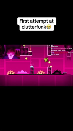 Twisted_paranoia on twitch #geometrydash #reaction #gameplay #funy