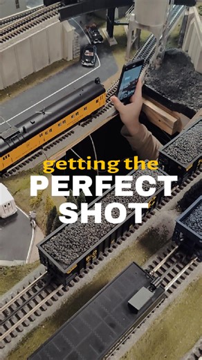 Trainz.com on Instagram: "The things we do to get the perfect shot of our locomotives on the layout!!! This includes crawling underneath!🤣🤣 #modeltrainlayout #modeltrainstagram #trainsofinstagram #railroad #modeltrainsdaily #hobby"