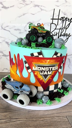 Delicious Monster Jam Cake Recipe for Fans