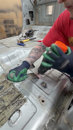 Easiest Way to Remove Sound Deadening on a Cummins #Shorts