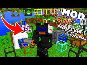 TUTORIAL BUILDCRAFT PE - TUBOS, MAQUINAS E MOTORES MINECRAFT PE ! - (Minecraft Pocket Edition)