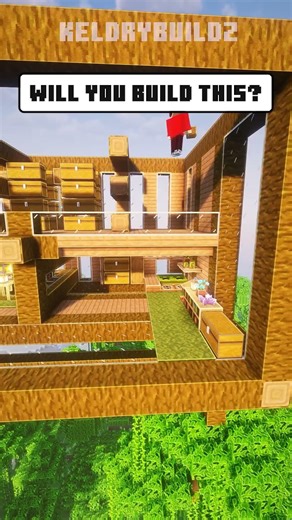 Minecraft Survival Tree Base🏡 #minecraft