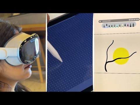 Introduce SketchPro on Apple Vision Pro! 🚀🎨 #sketchpro #applevisionpro #visionpro #artist #sketch