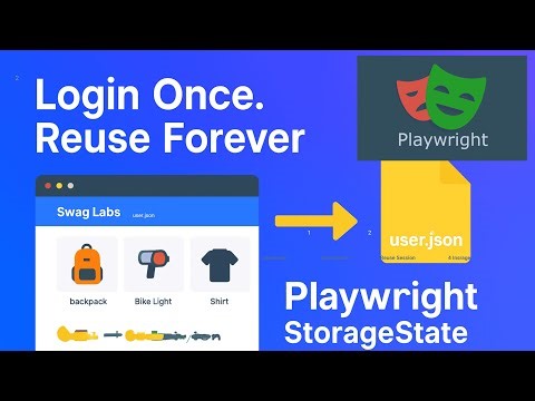 Playwright StorageState Tutorial | Login Once & Reuse Session (No Re-Login in Tests!)