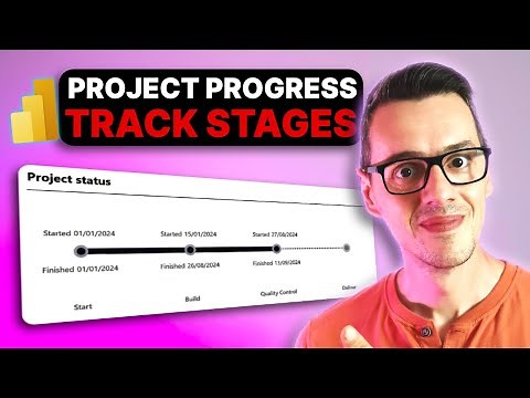 The ONLY 3 Visuals You Need to Show the Project Progress in Power BI!