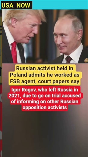 Russian activist held in Poland admits he worked as FSB agent, court papers say#russiaukrainewar