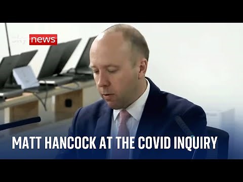 Former health secretary Matt Hancock gives evidence at the COVID inquiry | 16 January 2025