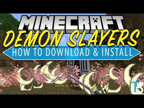 how to download demon slayer mod minecraft part 1