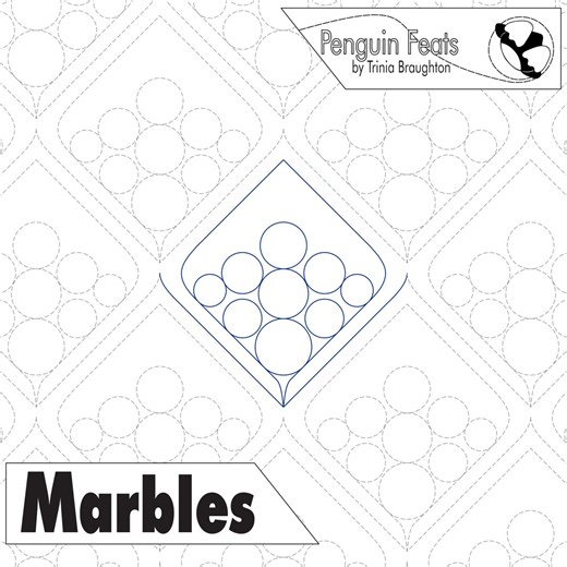 Marbles Modern Digital Quilting Design for Computerized Longarm Machine With Printable Pantograph (instant Download) - Etsy