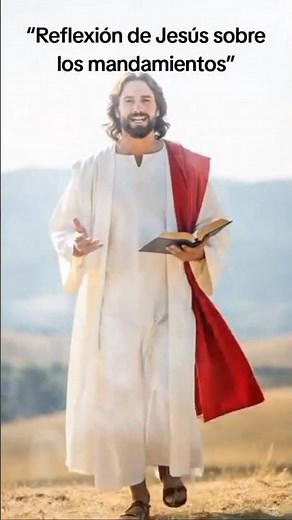 Jesús hablando de los 10 mandamientos: Honra a tu padre y a tu madre 🙏