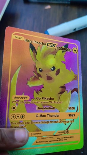 rare Pokemon card in rainbow collection 💀