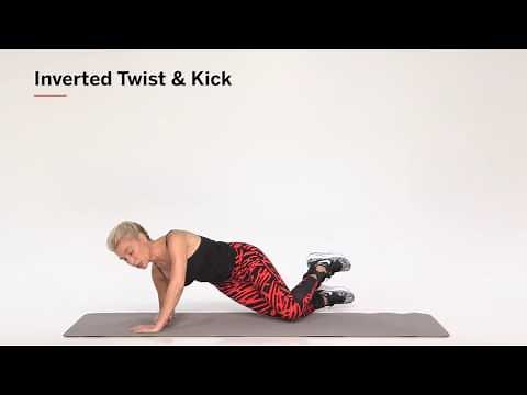 Tone Your Legs with the Inverted Twist & Kick Exercise | Tracy Anderson | Health
