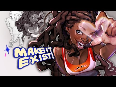 Pushing past the ugly stage! Process video 🐰♡