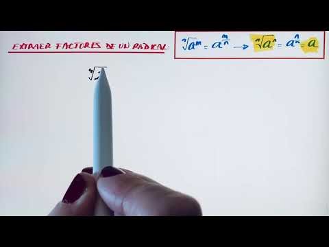 Radicales: Extraer factores de un radical