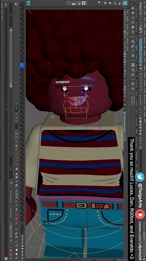 Maya Animator's Lego Face wip: ep12