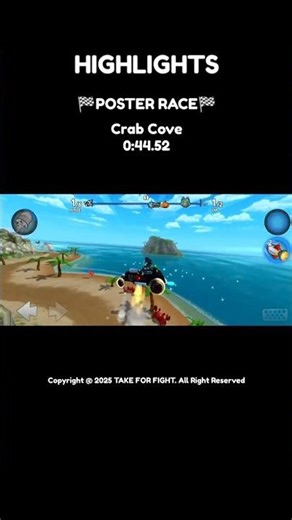 Highlights | Crab Cove 0:44.52 • Beach Buggy Racing 2