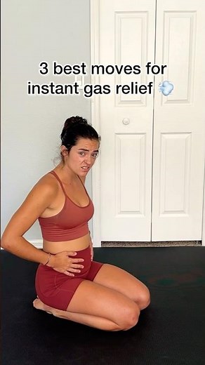 3 Yoga Poses for Instant Gas & Bloat Relief - to make you fart