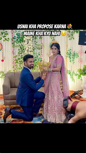 Usnai propose karne k liye bola maine kar diya 😌 #propose #coupleshorts #ring #ringceremony #shorts