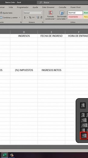 Selección MULTIPLE de CELDAS en EXCEL | Curso EXPRESS de EXCEL BÁSICO | Clase 17 #Shorts