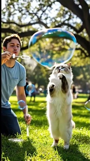 Bubble Popping 😺 #cats #catvideos #cutecat