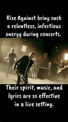 #riseagainst ‘s #music #lyrics and #energy are #amazing #live #music #rock #concert #shorts #podcast